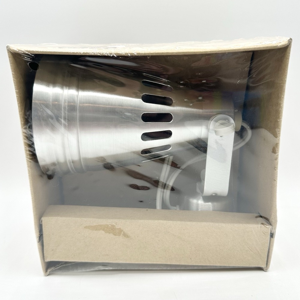 NOS Ikea KRAMARE Aluminum Silver Wall Mounted Spotlight Lamp Rare